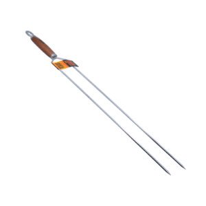 Double skewer with a handle