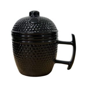 Ceramic Black Kamado Cup