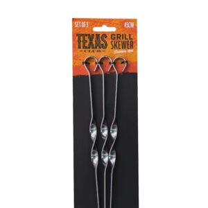 Stainless steel skewer set 3 pcs.