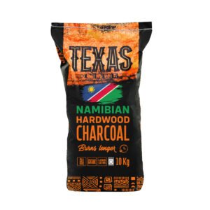 Texas Club Namibia Acacia BBQ Charcoal - 100% Natural, 10Kg.