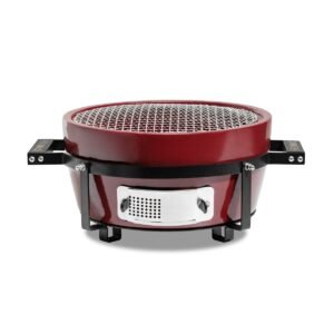 HIBACHI EVO Table Grill, Round, Royal Red