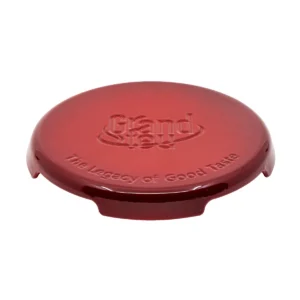 Grand Feu Enamelled Cast Iron Trivet Red 23cm